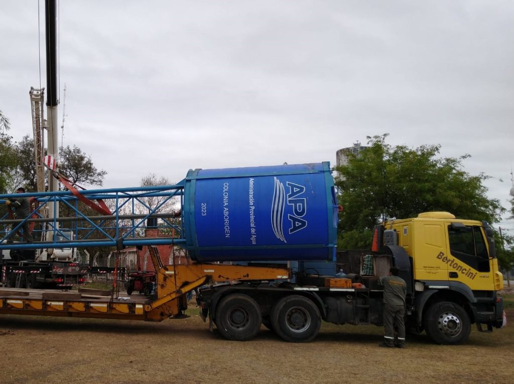 En Colonia Aborigen, la APA avanza con obras para elevar la calidad del servicio de agua potable