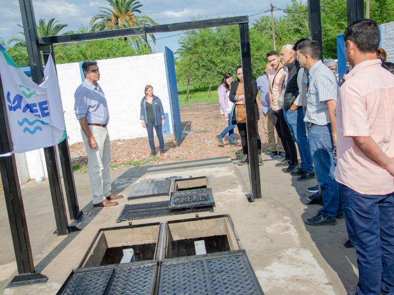 Habilitaron nuevo sistema cloacal con 210 conexiones domiciliarias en Colonia Baranda Habilitaron nuevo sistema cloacal con 210 conexiones domiciliarias en Colonia Baranda