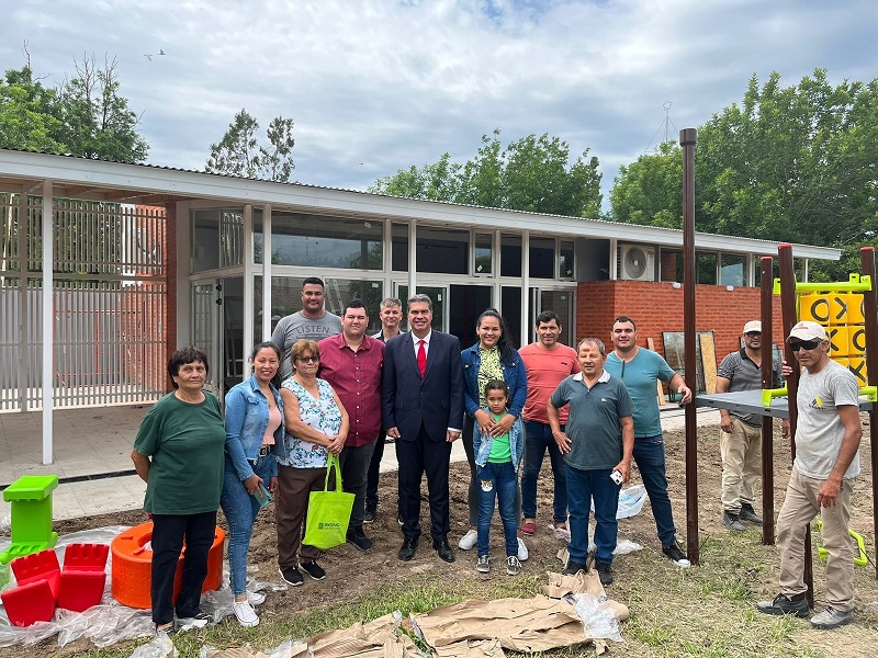 Etapa final en la construcción del Centro de Desarrollo Infantil de General Vedia Etapa final en la construcción del Centro de Desarrollo Infantil de General Vedia