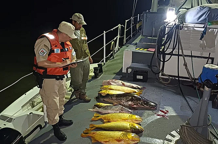 Incautaron casi 90 kilos de pescado a dos malloneros Incautaron casi 90 kilos de pescado a dos malloneros