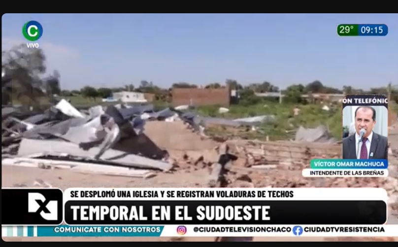 Las Breñas: “Lo primero es lograr que todos los servicios se restituyan”, afirmó el Intendente el día después del tornado Las Breñas: “Lo primero es lograr que todos los servicios se restituyan”, afirmó el Intendente el día después del tornado