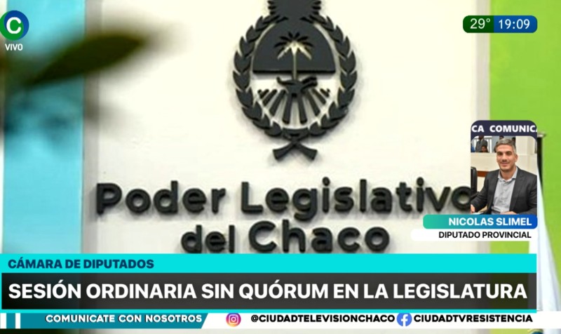 Fracaso de la sesión en Diputados: “Están buscando volver a las viejas prácticas”, acusó Slimel Fracaso de la sesión en Diputados: “Están buscando volver a las viejas prácticas”, acusó Slimel
