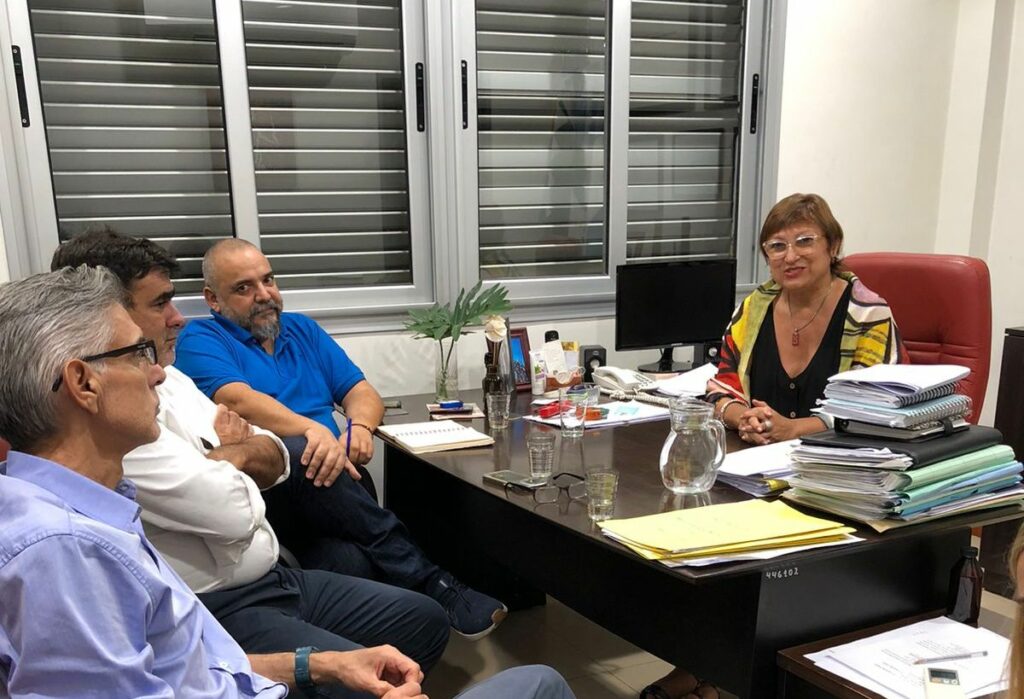 Alcalá se reunió con el defensor nacional adjunto de niñas, niños y adolescentes