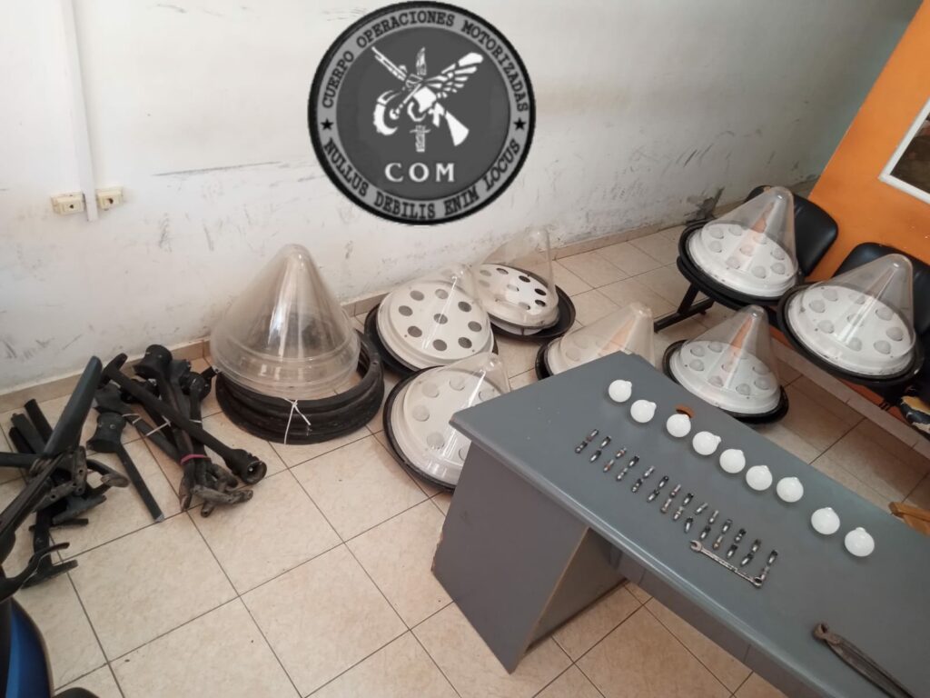 Sáenz Peña: atraparon a un sujeto por el robo de luminarias del Parque del Encuentro