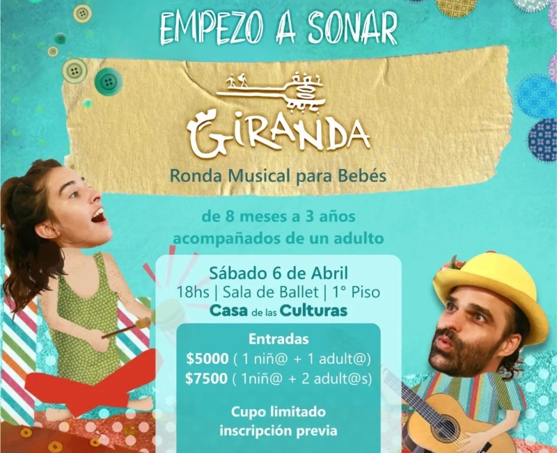 El dúo musical Giranda presenta “Empezó a sonar” El dúo musical Giranda presenta “Empezó a sonar”