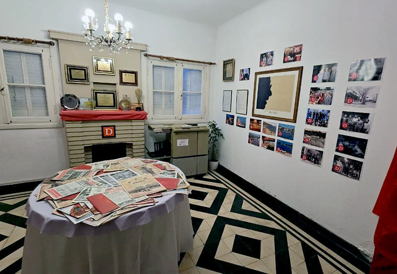 Lucero destacó la exposición en la casona donde nació El Diario de Carlos Paz Lucero destacó la exposición en la casona donde nació El Diario de Carlos Paz