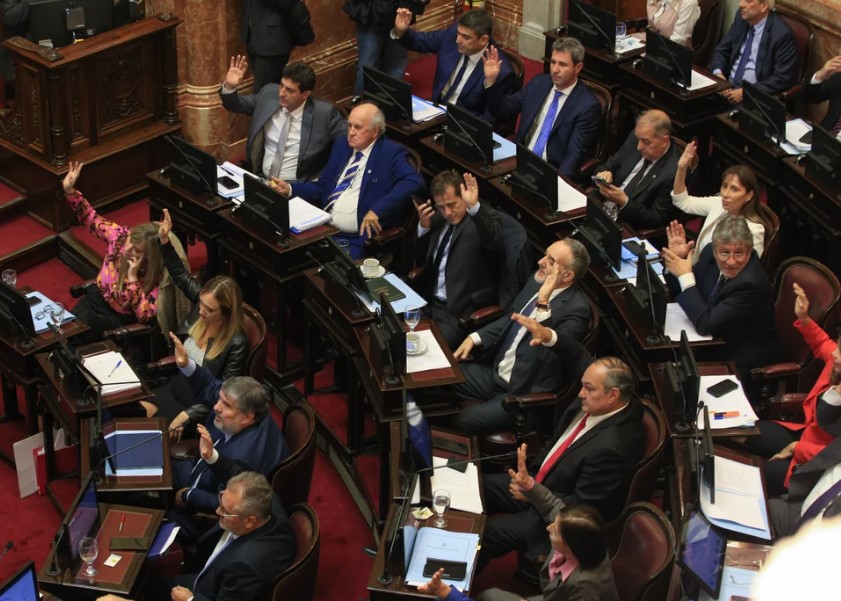 A horas de la sesión por la ley Bases, ingresó al Senado el proyecto de reforma jubilatoria aprobado en Diputados A horas de la sesión por la ley Bases, ingresó al Senado el proyecto de reforma jubilatoria aprobado en Diputados