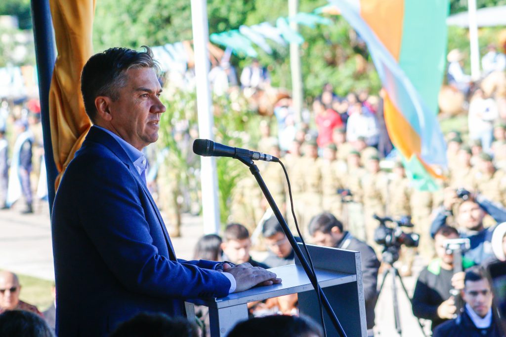 El gobernador Zdero acompañó el 134º aniversario de Margarita Belén inaugurando obras