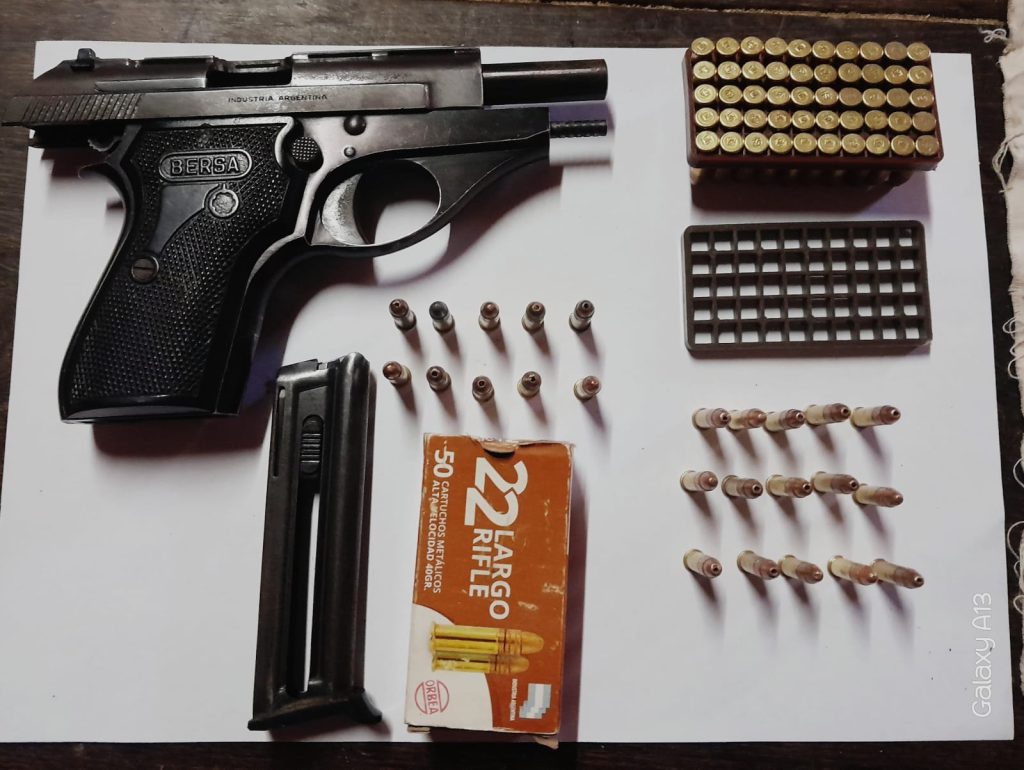 Secuestran armas de fuego y marihuana en una vivienda de Las Breñas