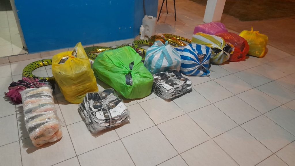 En control vial, secuestraron cubiertas y mercadería de contrabando