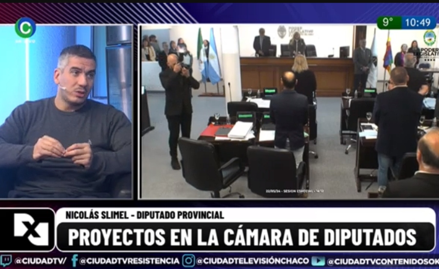 Nicolás Slimel: “Entendíamos que la agenda legislativa era muy intensa como para sesionar cada 14 días” Nicolás Slimel: “Entendíamos que la agenda legislativa era muy intensa como para sesionar cada 14 días”