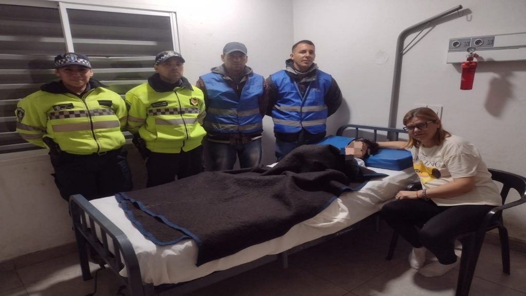 Rápido accionar de los agentes viales antes emergencias médicas
