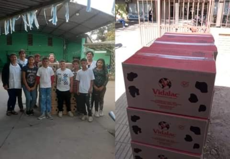 Sáenz Peña: FUNDECH CONIN entregó 23.184 kilos de leche en polvo de la campaña nacional de distribución de alimentos Sáenz Peña: FUNDECH CONIN entregó 23.184 kilos de leche en polvo de la campaña nacional de distribución de alimentos