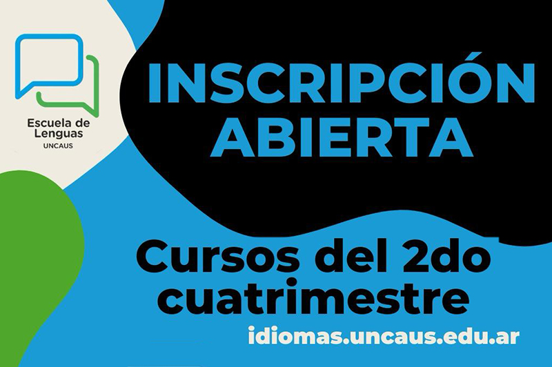 UNCAus: comienzan inscripciones para los Cursos de Idiomas de la Escuela de Lenguas UNCAus: comienzan inscripciones para los Cursos de Idiomas de la Escuela de Lenguas