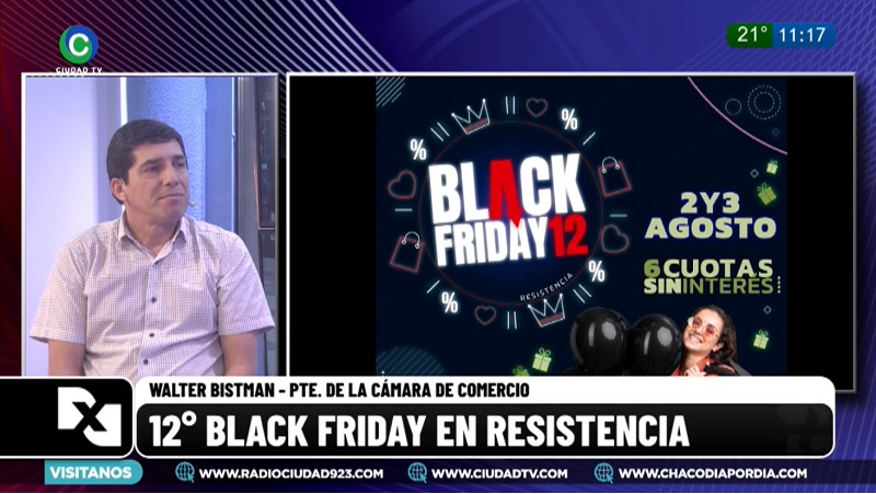 Black Friday: “Esperamos mucha participación para que los comercios puedan elevar las ventas” Black Friday: “Esperamos mucha participación para que los comercios puedan elevar las ventas”