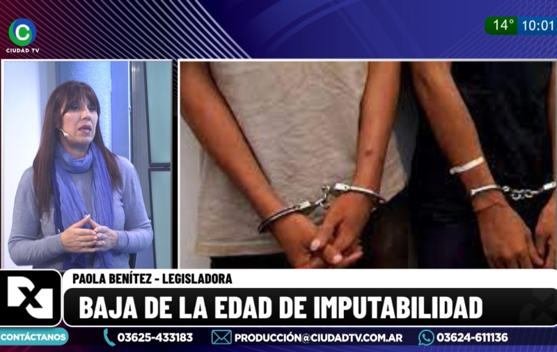 Baja en la edad de imputabilidad: “No podemos hacer política partidaria con los chicos o castigándolos a ellos”, afirmó Benítez Baja en la edad de imputabilidad: “No podemos hacer política partidaria con los chicos o castigándolos a ellos”, afirmó Benítez