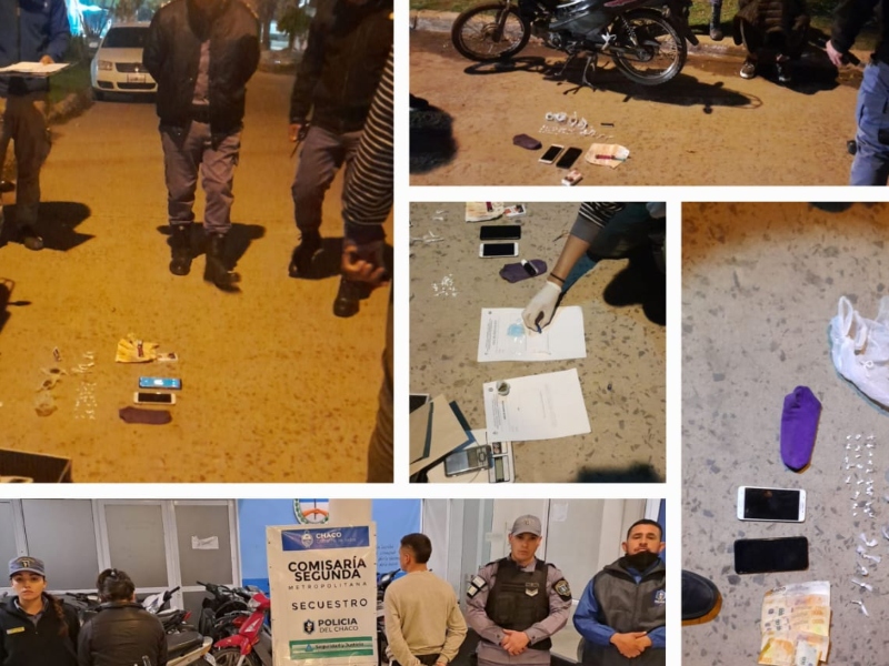 Detienen a una pareja con 29 dosis de cocaína en Resistencia Detienen a una pareja con 29 dosis de cocaína en Resistencia