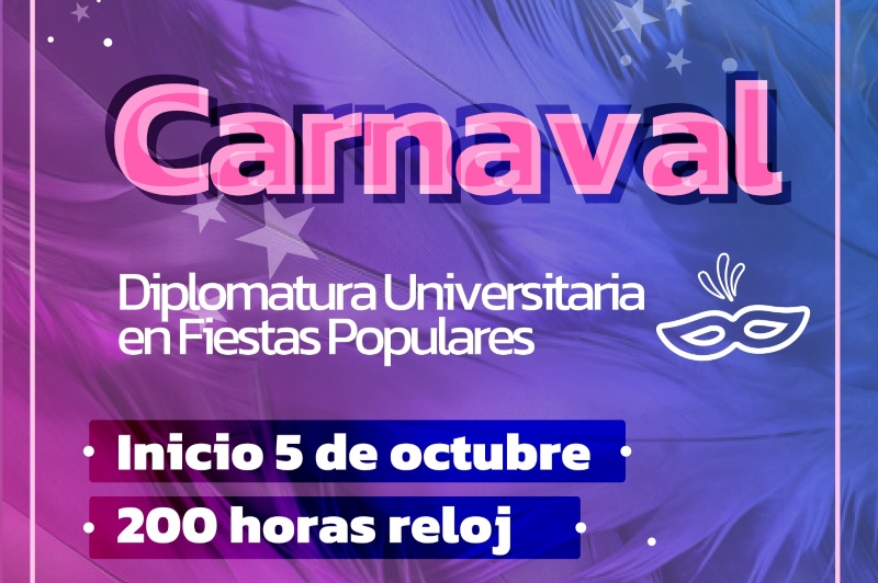 Carnaval: Cultura y la UNNE lanzaron la Diplomatura en Fiestas Populares Carnaval: Cultura y la UNNE lanzaron la Diplomatura en Fiestas Populares