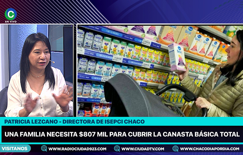 Aumento de la canasta básica: “Cada vez se deteriora más la calidad de vida”, aseguró la directora del ISEPCI Aumento de la canasta básica: “Cada vez se deteriora más la calidad de vida”, aseguró la directora del ISEPCI