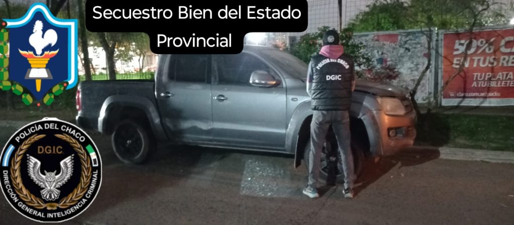 Recuperaron una camioneta oficial abandonada en la vía pública