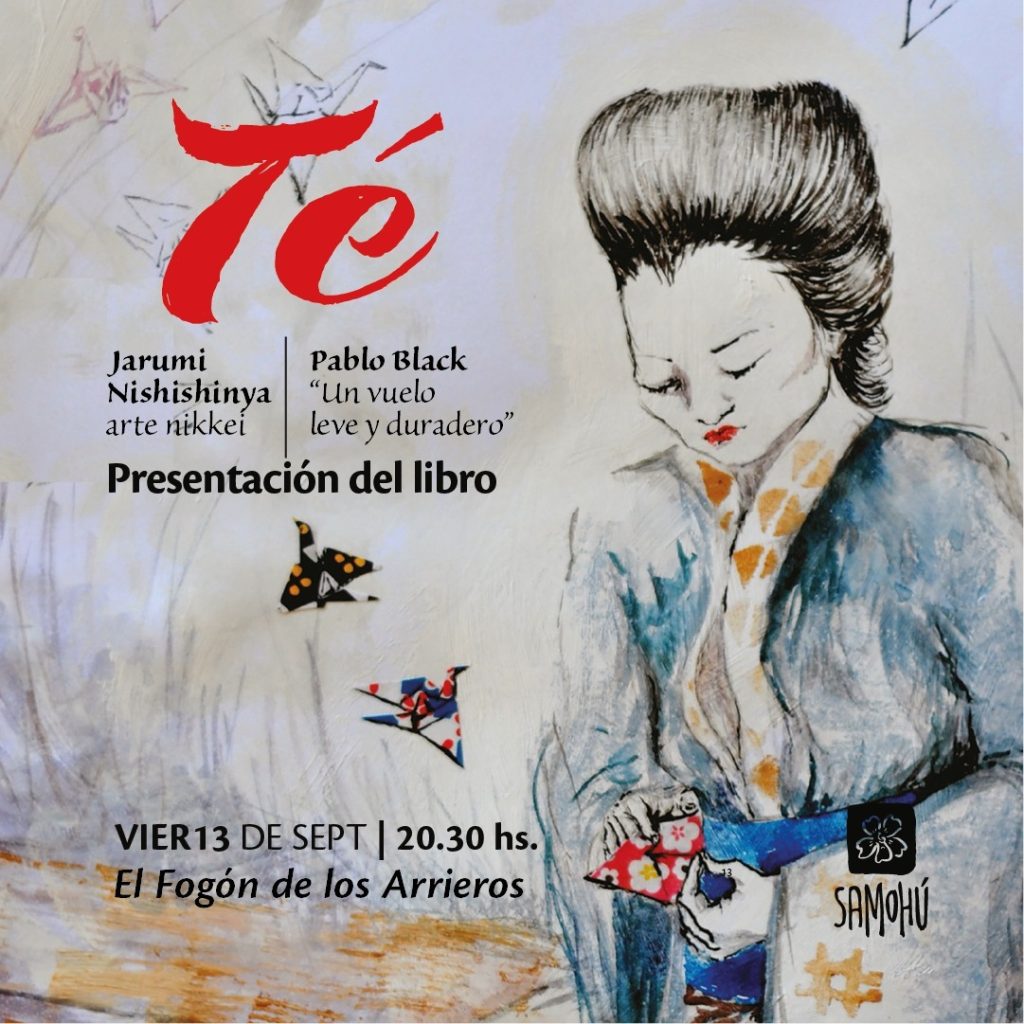 Presentarán “Té”, obra conjunta de Jarumi Nishishinya y Pablo Black Presentarán “Té”, obra conjunta de Jarumi Nishishinya y Pablo Black