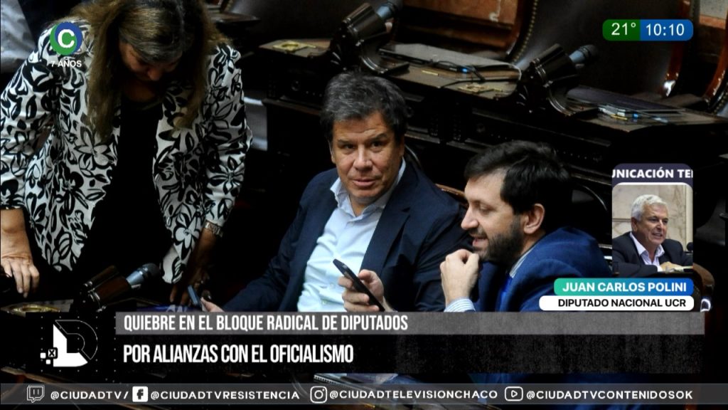 Ruptura del bloque de la UCR: para Polini, es necesario construir “una línea del medio en Argentina”