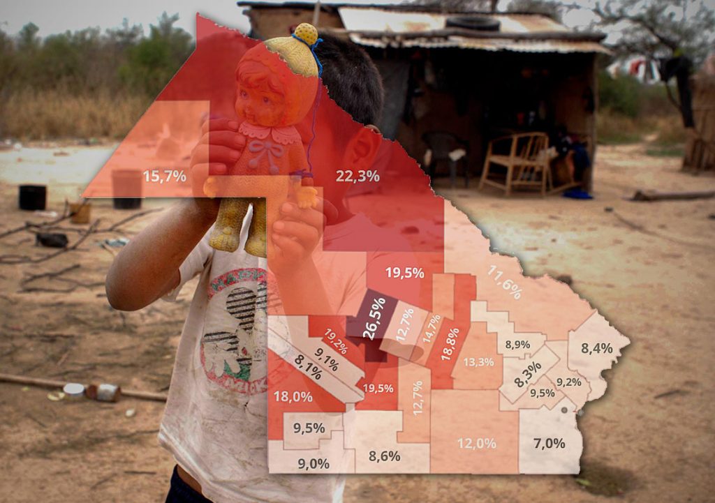 Hogares con NBI: esclarecedor informe privado de departamentos del Chaco con peores y mejores condiciones de vida