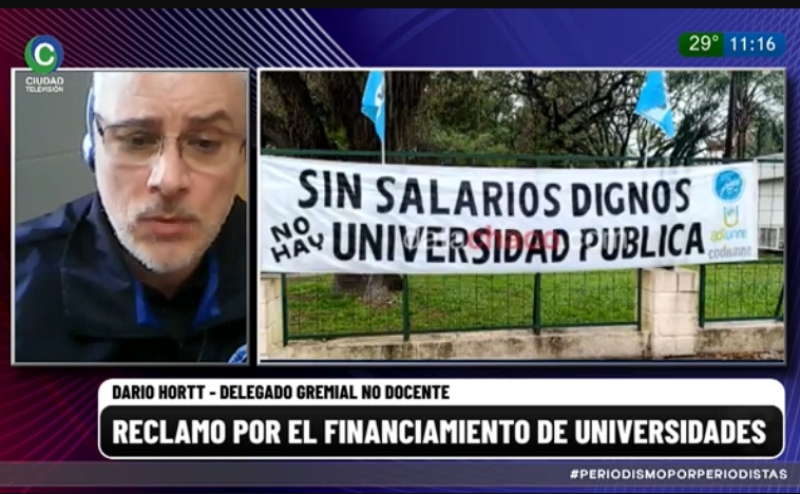 Paro universitario: “Docentes y no docentes ya estamos por debajo de los índices de pobreza y, algunos, de indigencia” Paro universitario: “Docentes y no docentes ya estamos por debajo de los índices de pobreza y, algunos, de indigencia”