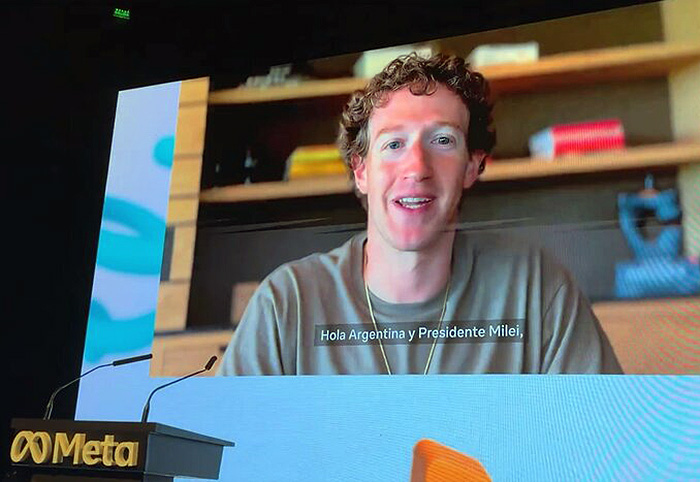 Zuckerberg grabó un mensaje para Milei y anunció la llegada de Llama 3 a Argentina Zuckerberg grabó un mensaje para Milei y anunció la llegada de Llama 3 a Argentina