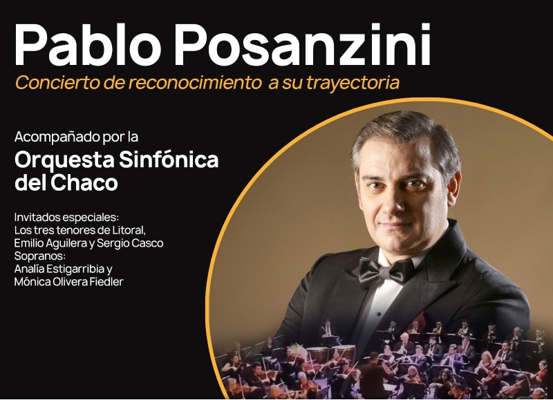 El tenor Pablo Posanzini llega al Guido Miranda El tenor Pablo Posanzini llega al Guido Miranda