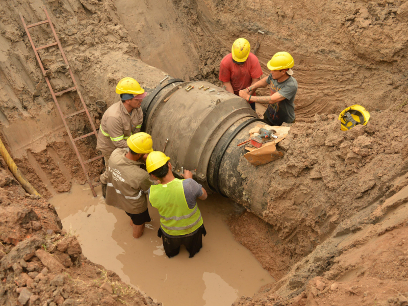 Sameep realizó reparaciones en el primer acueducto del interior Sameep realizó reparaciones en el primer acueducto del interior