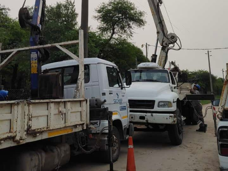 Secheep mejora la red eléctrica en Juan José Castelli Secheep mejora la red eléctrica en Juan José Castelli