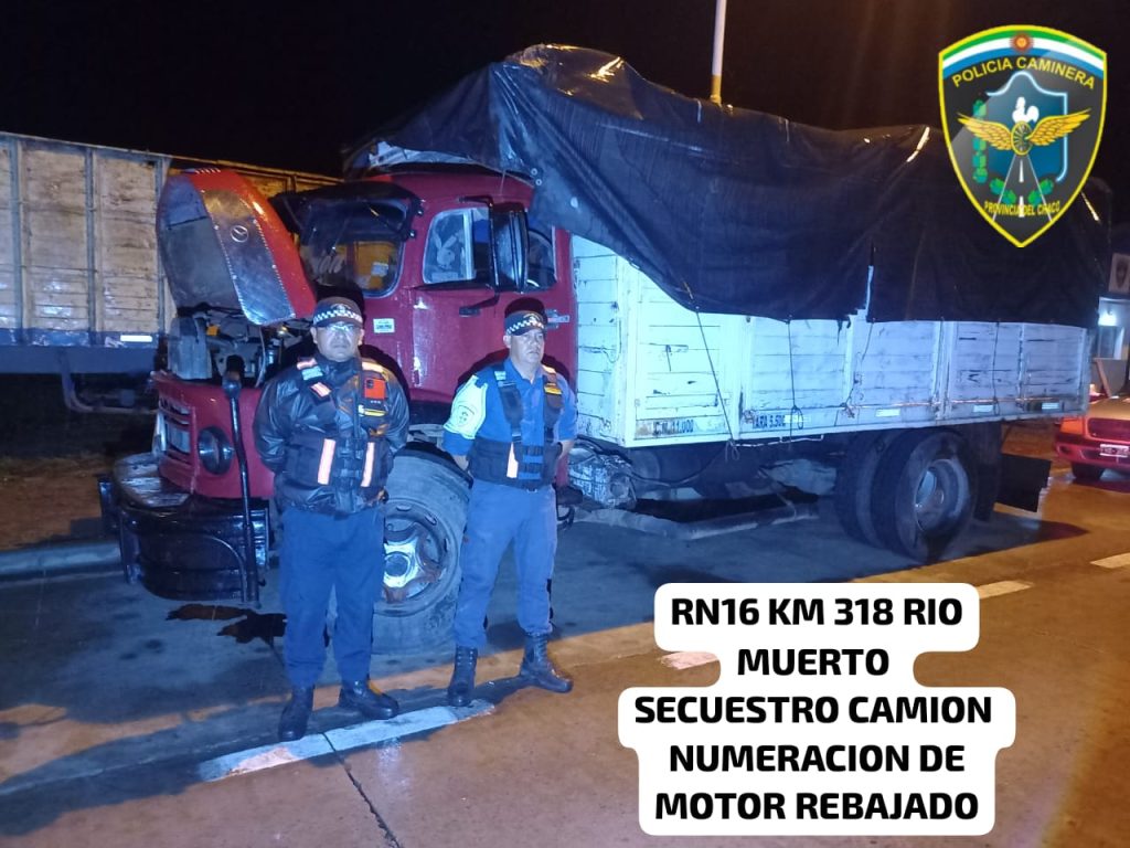 En control vial, agentes secuestraron un camión adulterado En control vial, agentes secuestraron un camión adulterado