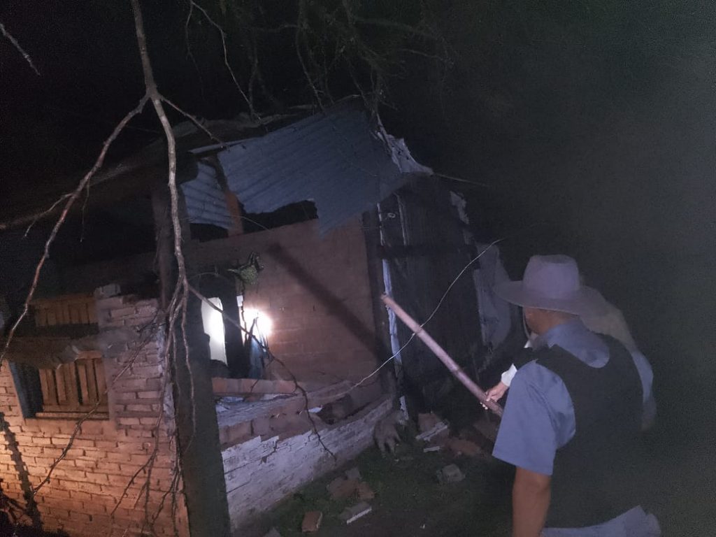 Temporal causó destrozos en Colonia Zapallar: varias familias damnificadas