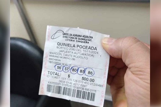 Poceada: mueblero de Machagai se alzó con un premio de 7 millones Poceada: mueblero de Machagai se alzó con un premio de 7 millones