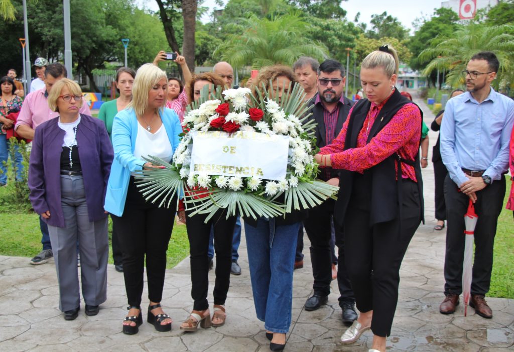 Sentido homenaje de Resistencia en el Día de la Soberanía Nacional