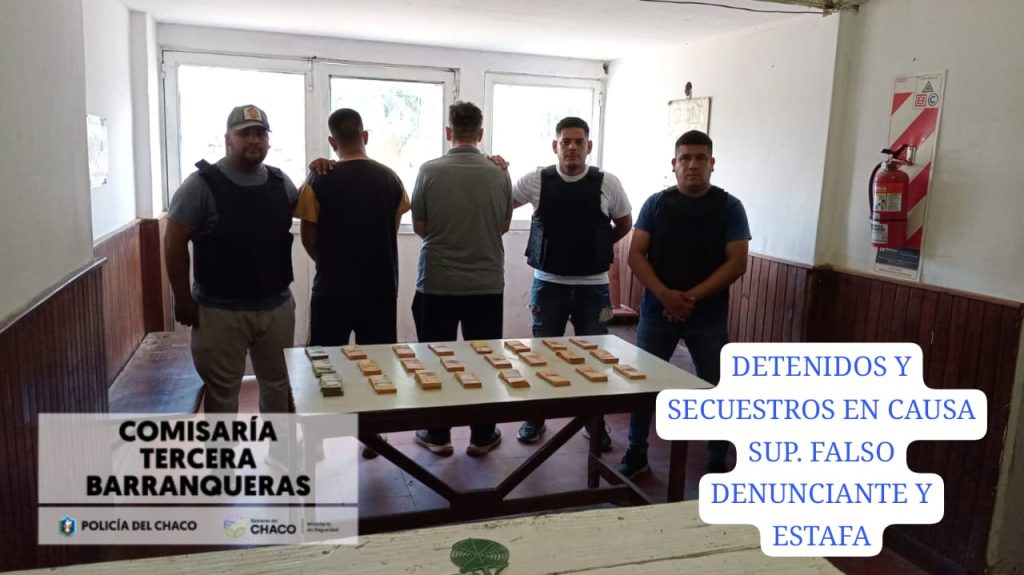 Denunció el robo de su auto, pero confesó haberlo vendido: dos detenidos por estafa en Barranqueras