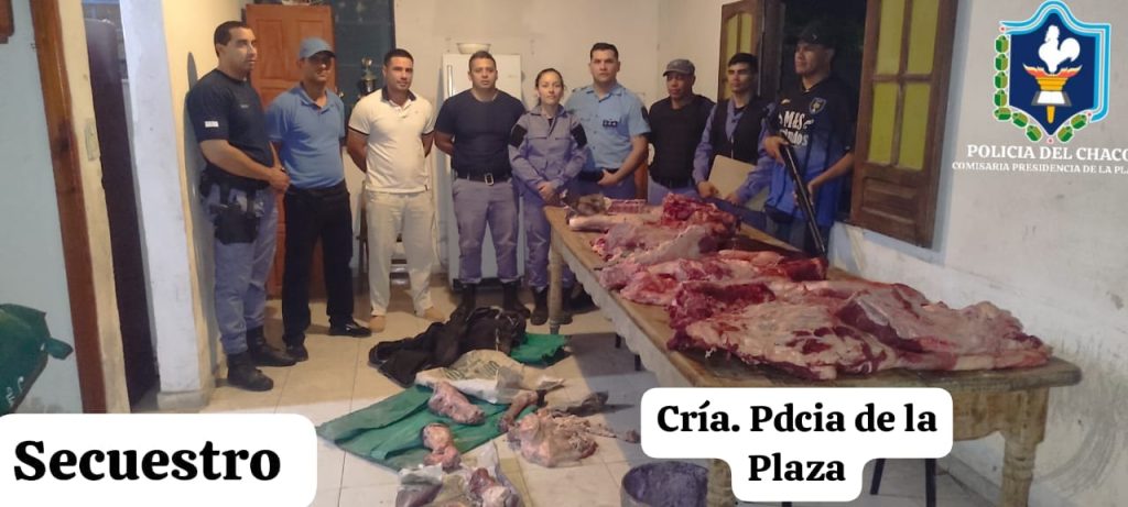 Secuestraron 200 kilos de carne faenada ilegalmente en la zona de Plaza Secuestraron 200 kilos de carne faenada ilegalmente en la zona de Plaza