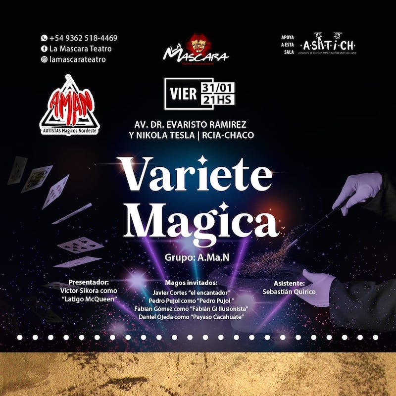 Varieté de Magia en La Máscara Varieté de Magia en La Máscara