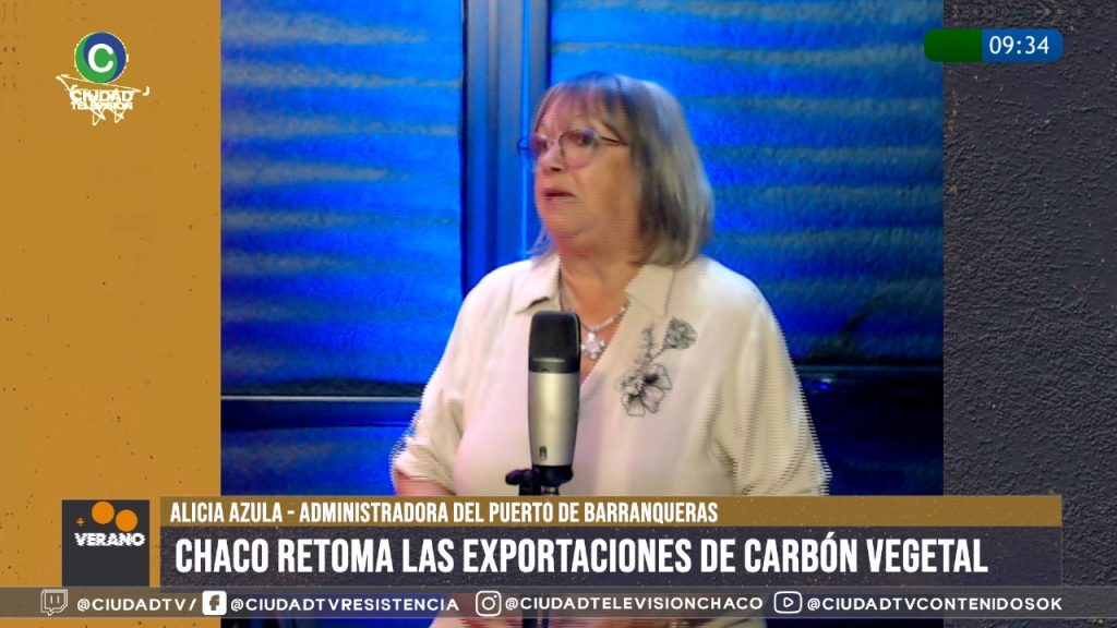 Chaco retoma exportaciones de carbón: “Muchos pequeños productores tienen hoy esa posibilidad”, destacó la titular del Puerto de Barranqueras