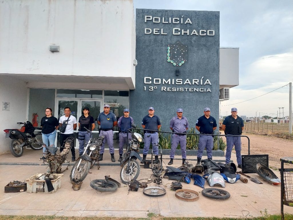 Desarmadero desmantelado: tres detenidos y secuestros