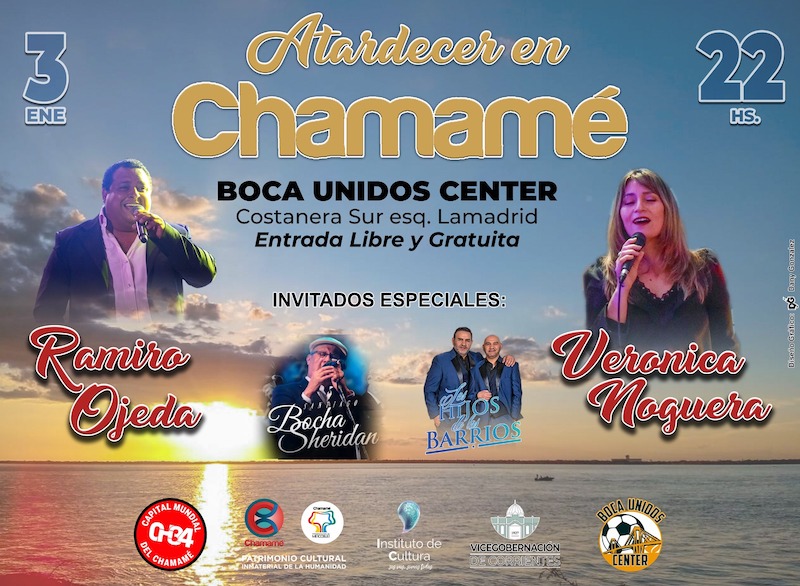 Corrientes: segunda edición de la peña “Atardecer en Chamamé” a orillas del Paraná Corrientes: segunda edición de la peña “Atardecer en Chamamé” a orillas del Paraná