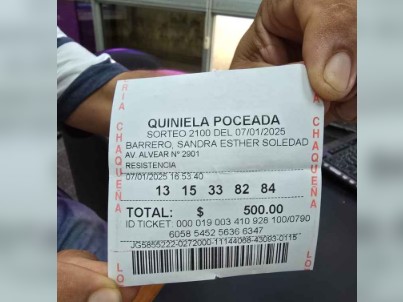 Ganador de Poceada se llevó un premio de más de millones Ganador de Poceada se llevó un premio de más de millones