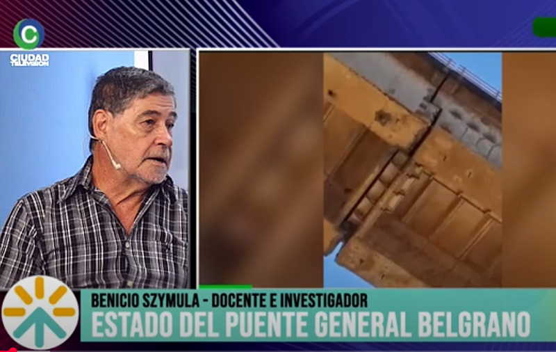Szymula: ”El Puente tiene y necesita un monitoreo constante, pero hay que construir el segundo” Szymula: ”El Puente tiene y necesita un monitoreo constante, pero hay que construir el segundo”