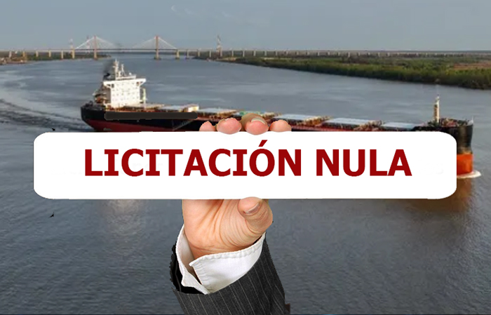 Dan de baja la licitación de la Hidrovía y piden que se investigue a la única empresa oferente Dan de baja la licitación de la Hidrovía y piden que se investigue a la única empresa oferente