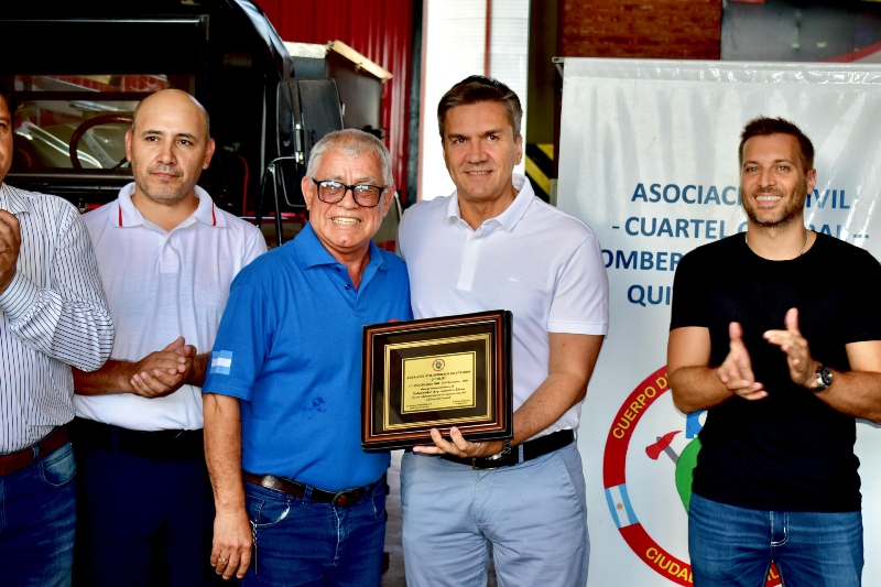 Zdero inauguró en Quitilipi las refacciones y ampliación de la sede de la Asociación de Bomberos Voluntarios Zdero inauguró en Quitilipi las refacciones y ampliación de la sede de la Asociación de Bomberos Voluntarios