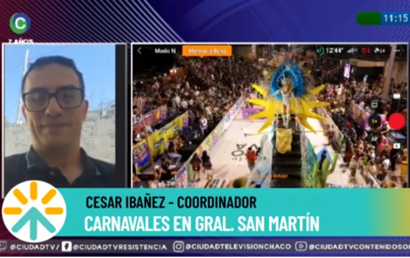 Espectacular despliegue de comparsas en San Martín, capital del carnaval chaqueño Espectacular despliegue de comparsas en San Martín, capital del carnaval chaqueño