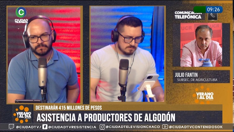 Fondos para la campaña algodonera: “Son más de 800 productores beneficiados”, afirmó Fantin Fondos para la campaña algodonera: “Son más de 800 productores beneficiados”, afirmó Fantin