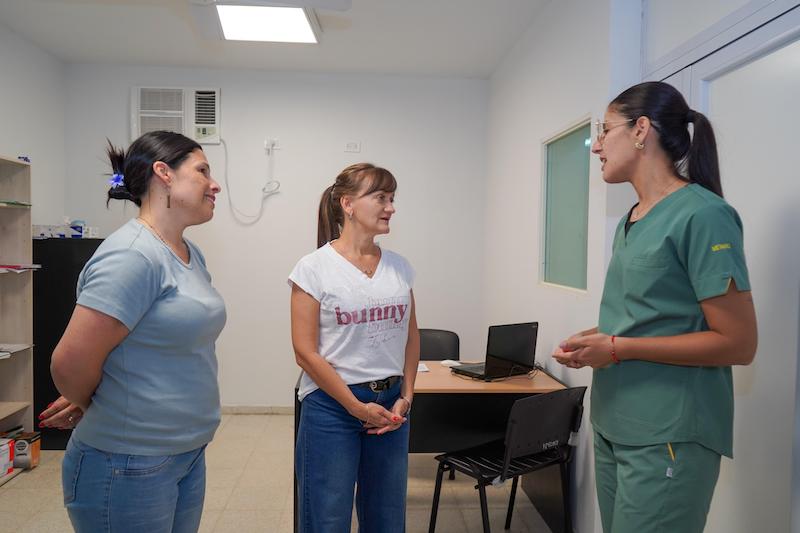 La vicegobernadora atendió demandas de la comunidad de La Verde La vicegobernadora atendió demandas de la comunidad de La Verde