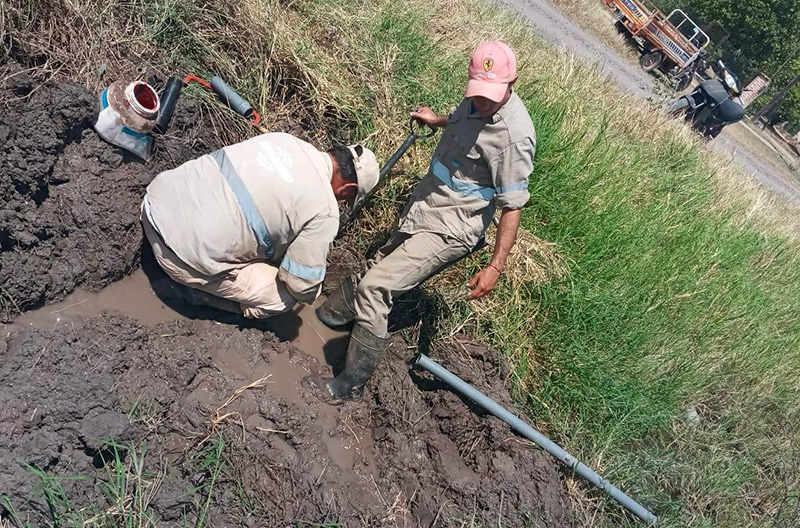 SAMEEP ejecuta obras claves para mejorar la presión de agua en Colonia Elisa SAMEEP ejecuta obras claves para mejorar la presión de agua en Colonia Elisa